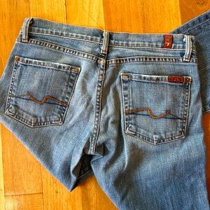 7 For All Mankind Bootcut Jeans Medium Wash Size 27